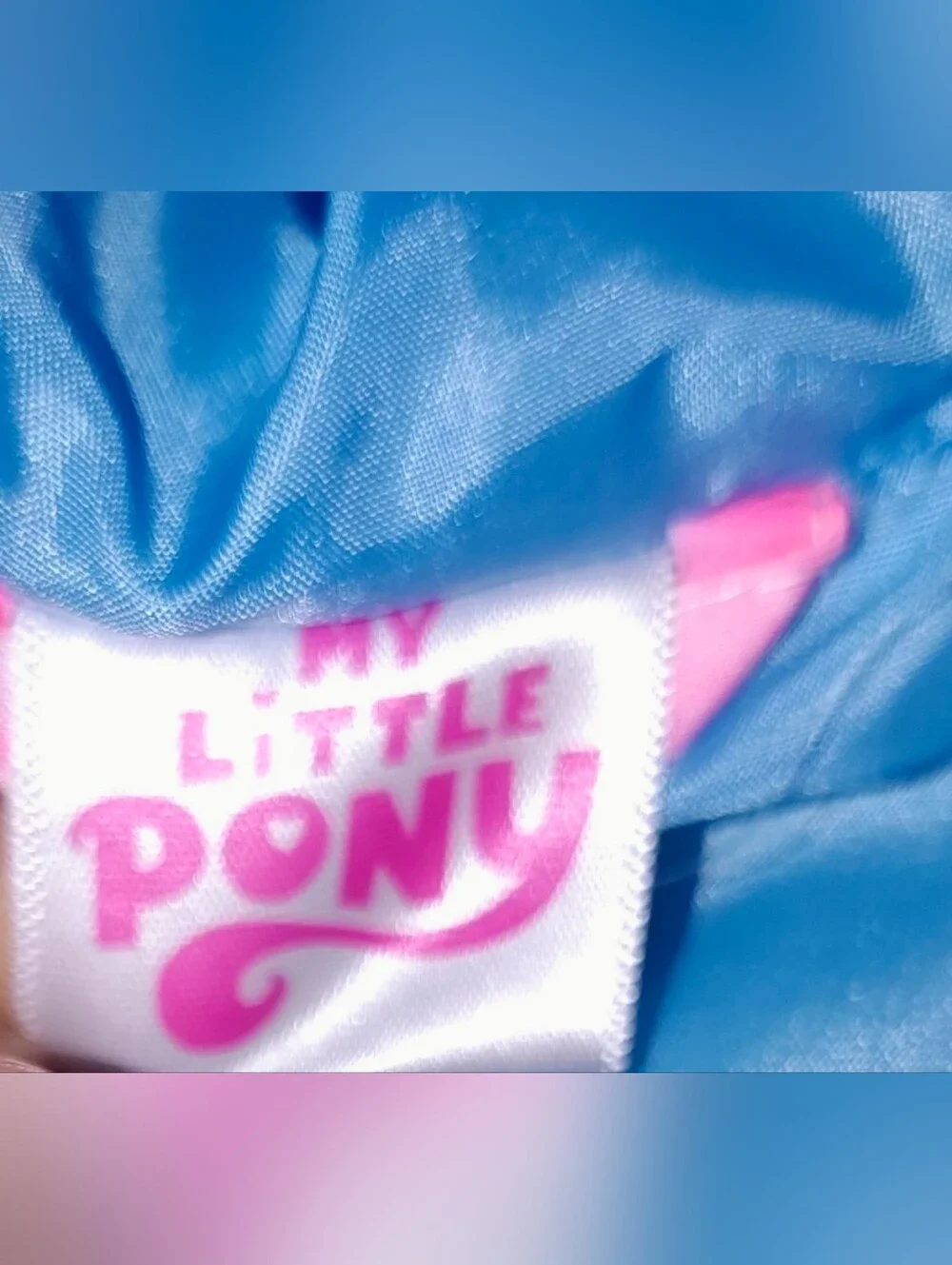 My Little Pony Rainbow Tie-Dye Hooded Puffer Jacket With Sweatshirt Sleeves